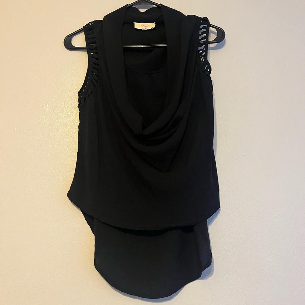 Lost April Black Blouse - GUC